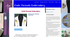 Desktop Screenshot of faiththreadsembroidery.com